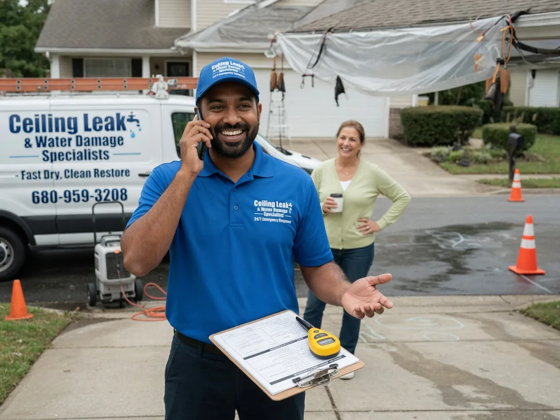 Ceiling Leak Cleanup Farnsworth, TX FAQs